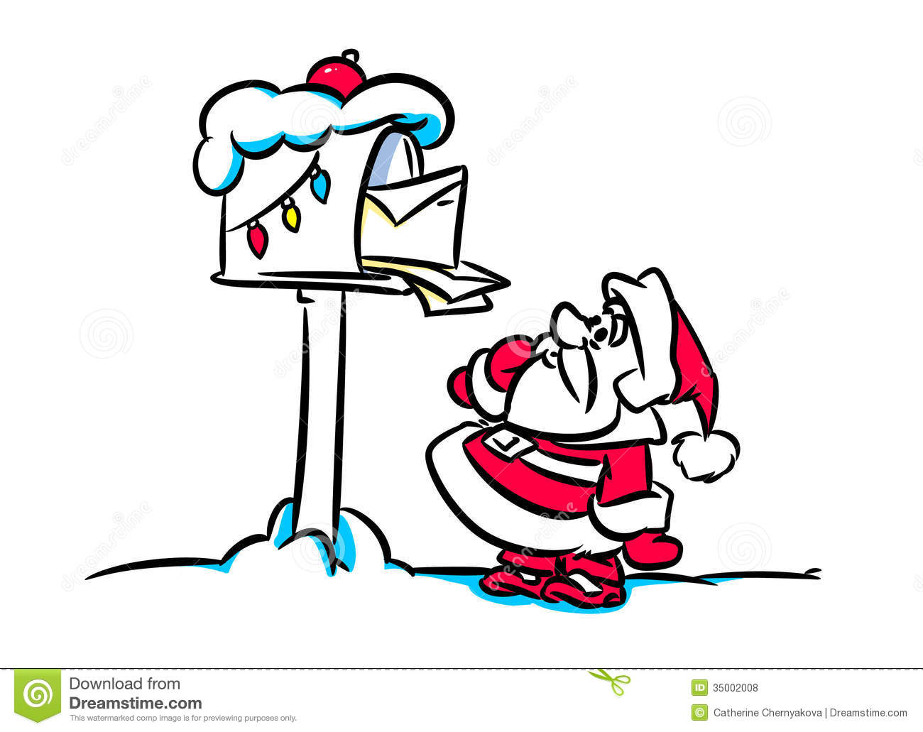 1300x1031 Christmas Mailbox Clipart