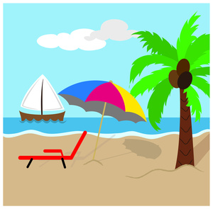 300x295 Ocean Clipart Beach Scenery