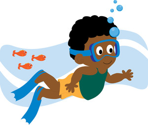 300x254 Ocean Clipart Swimming