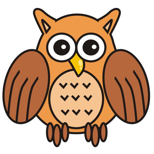 500x500 Owl Clipart