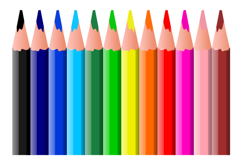 999x663 Pencils Clipart