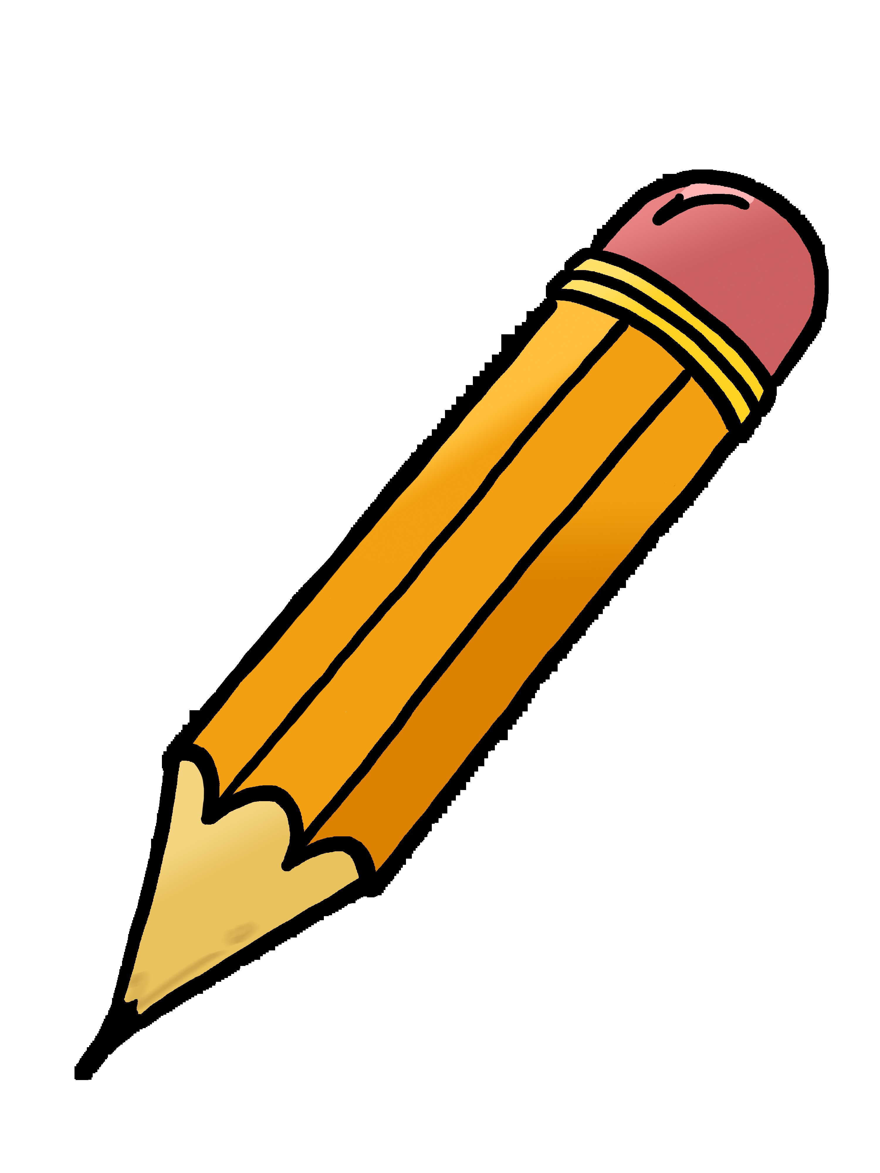 3000x4000 Animated Pencil Clipart
