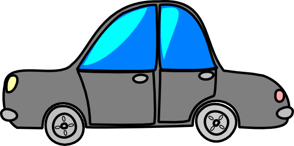 600x299 Car Clipart Grey