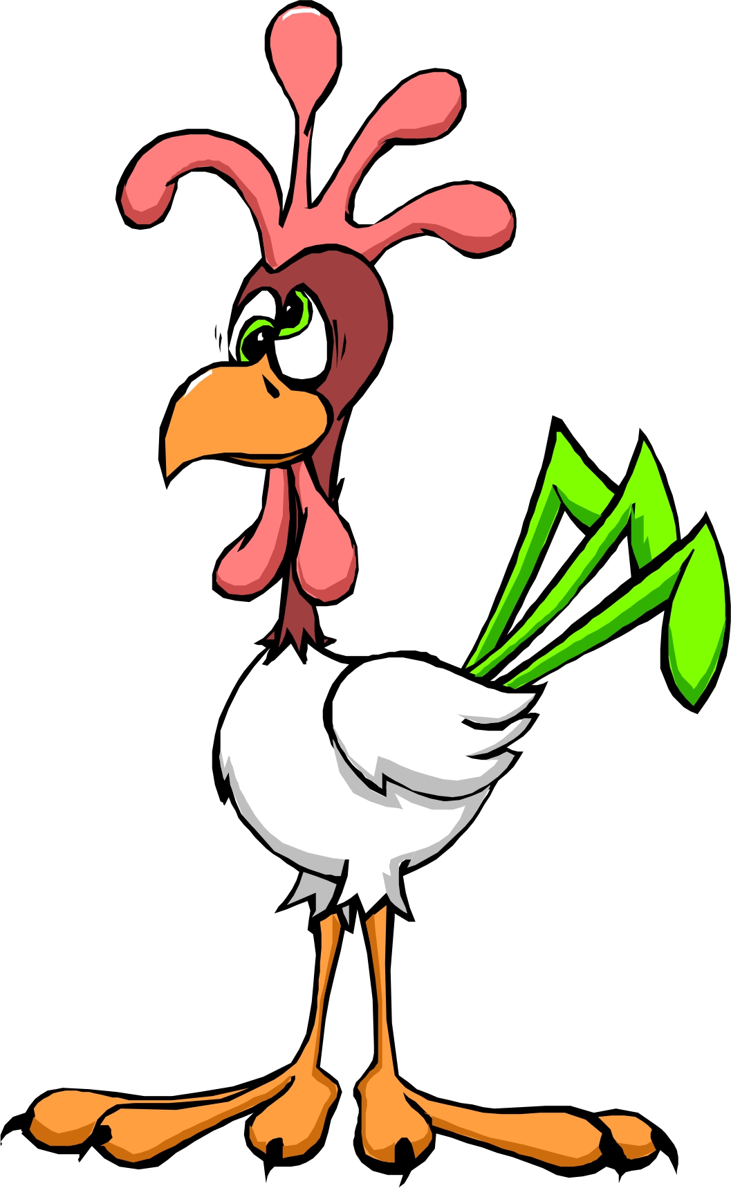 1057x1717 Chicken Clipart Animated