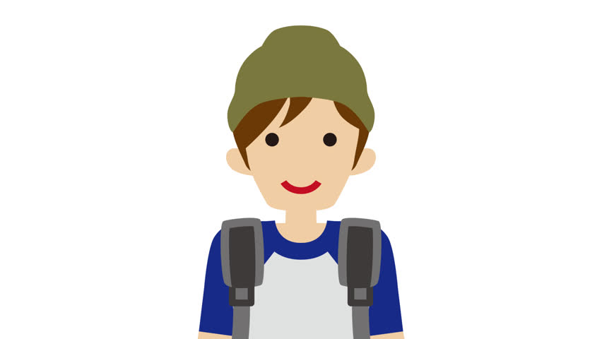 852x480 4k Funny Silly Cartoon Animation Footage Clip Of Three Kids