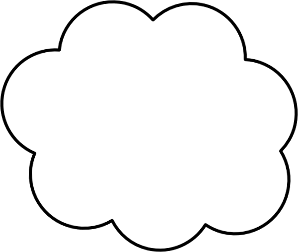600x507 Cartoon Cloud Clip Art