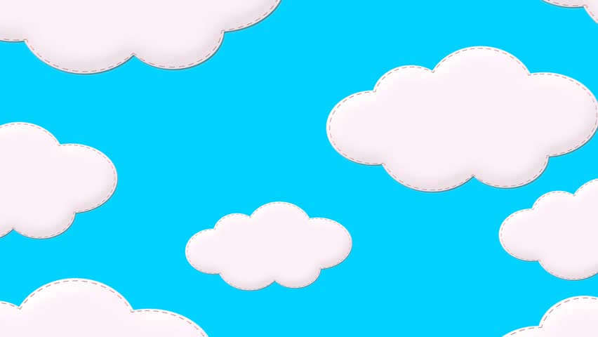 852x480 Drawn Cloud Animated