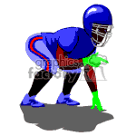 150x150 Royalty Free Football Player Waiting For The Hike. 370292