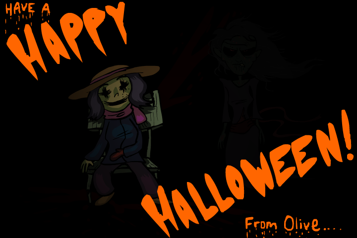 720x480 Happy Halloween From Olive By Animated