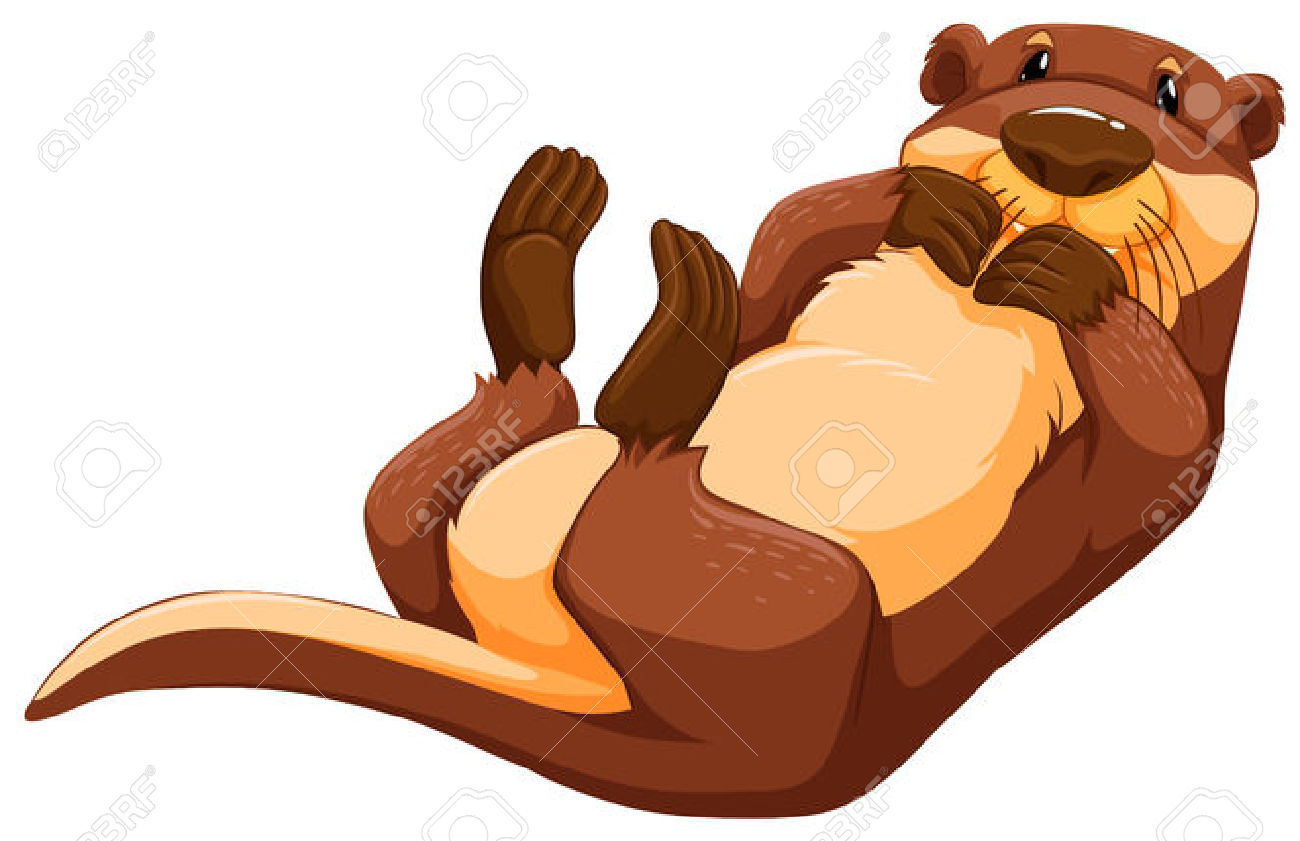 1300x841 Otter Clipart Animated