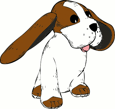 384x366 Puppy Clipart Moving Picture