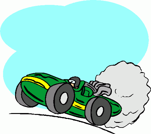 Animated Race Car Clipart