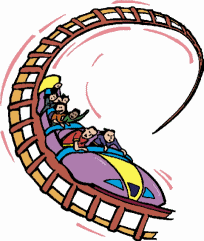 204x241 Cartoon Clipart Roller Coaster