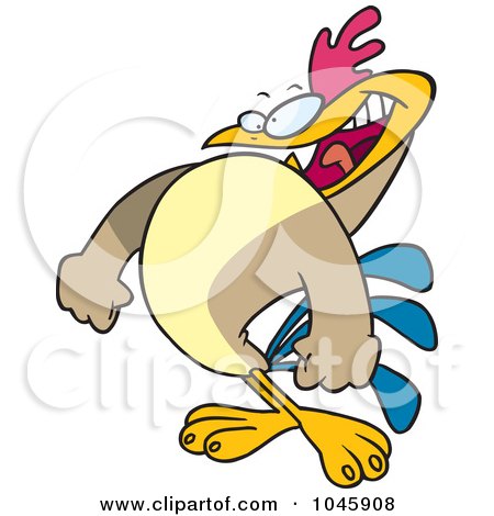 450x470 Cartoon Of A Rooster Screaming A Wake Up Call