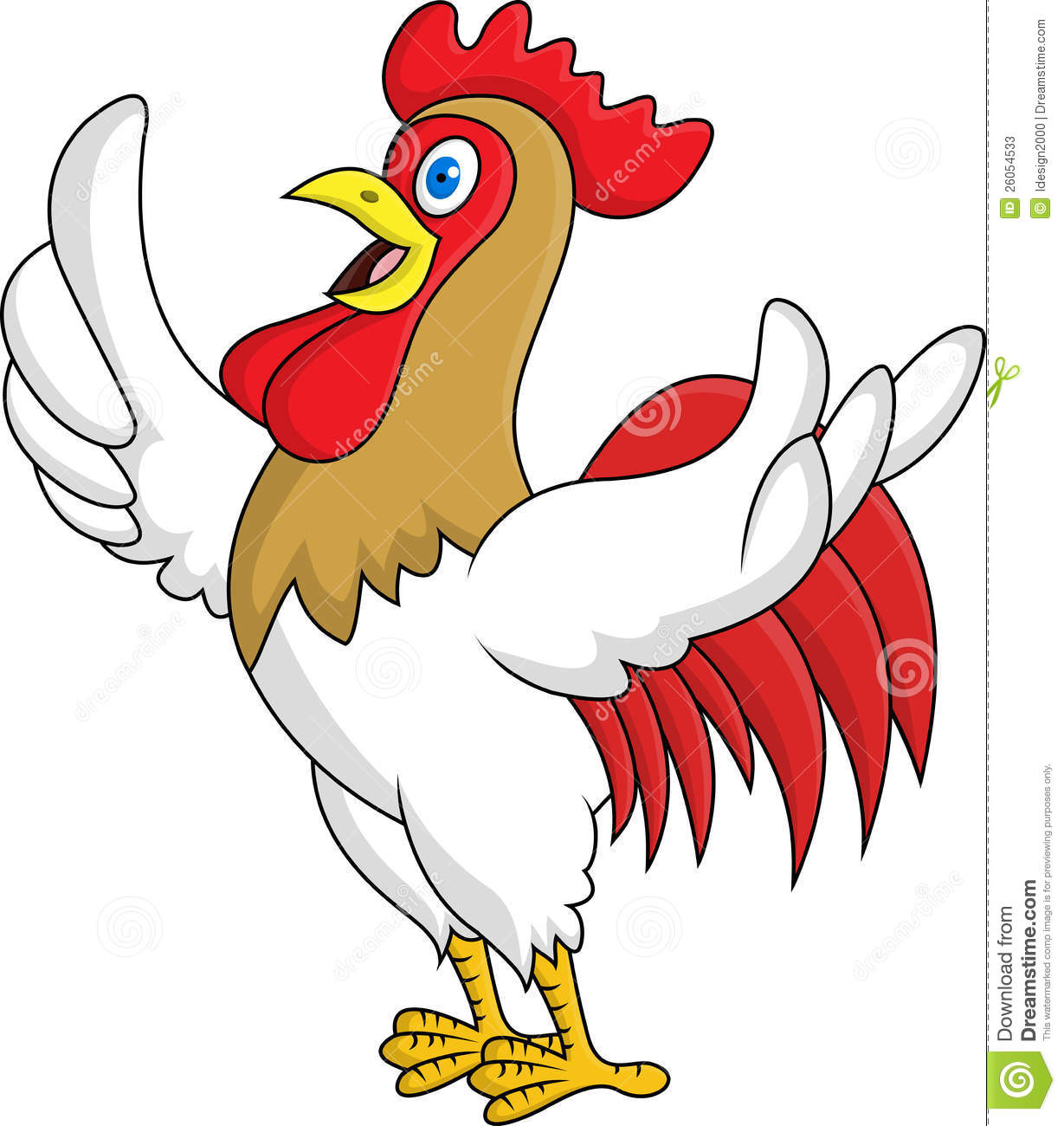 1229x1300 Cartoon Rooster Clipart