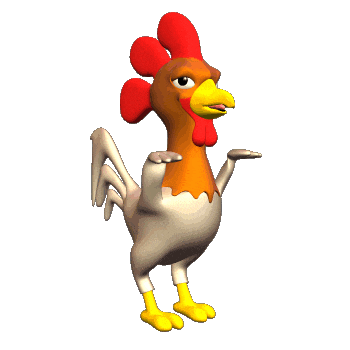 350x350 Chicken Animated Gif Popkey