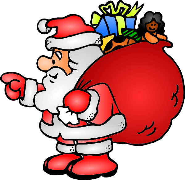 600x583 Santa Animated Cliparts 253470