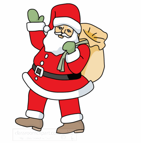 450x456 Santa Clipart Animated