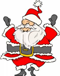 236x300 Santa Clipart Dancing