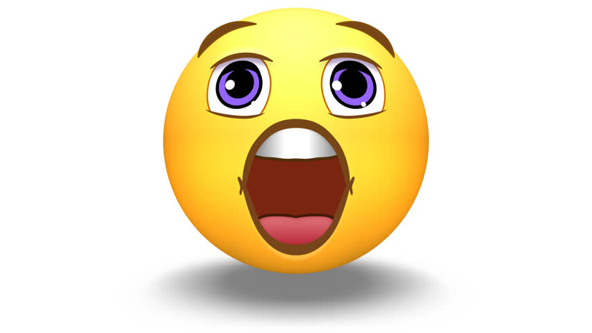 852x480 Looped Video. Conceptual Objects 3 Yellow Animated Emoticons