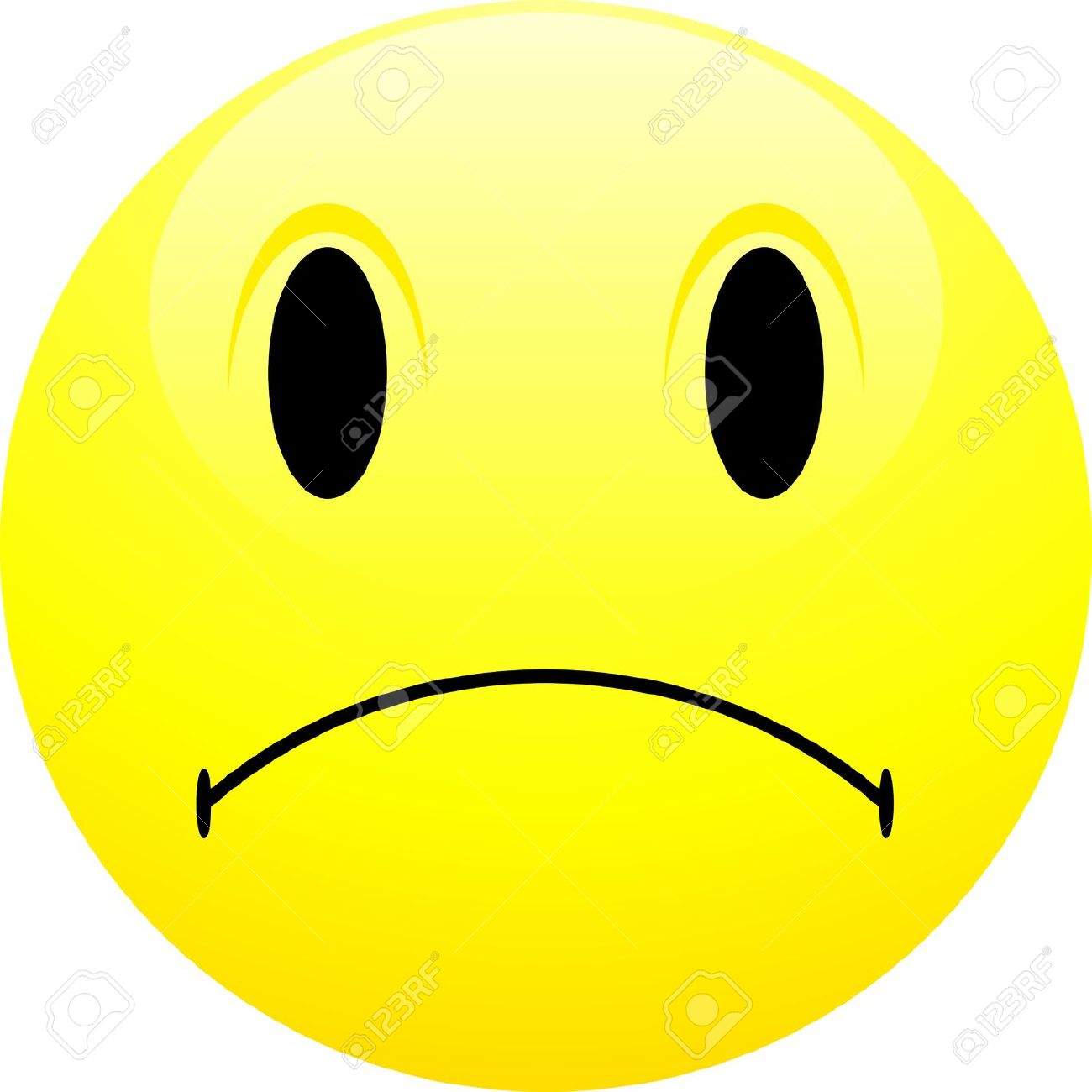 1300x1300 Sad Smiley Clipart