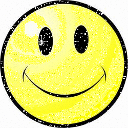 250x250 Animated Glitter Smile Glitter Graphics Misc Smiley Face