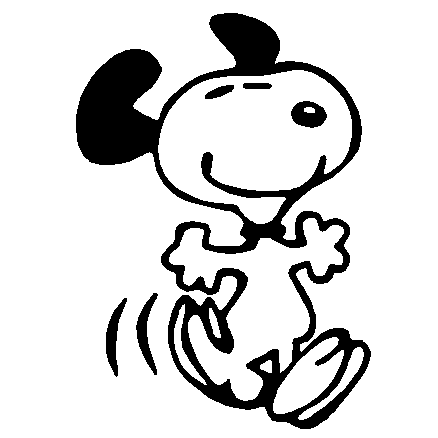 438x438 Snoopy Dancing Clip Art