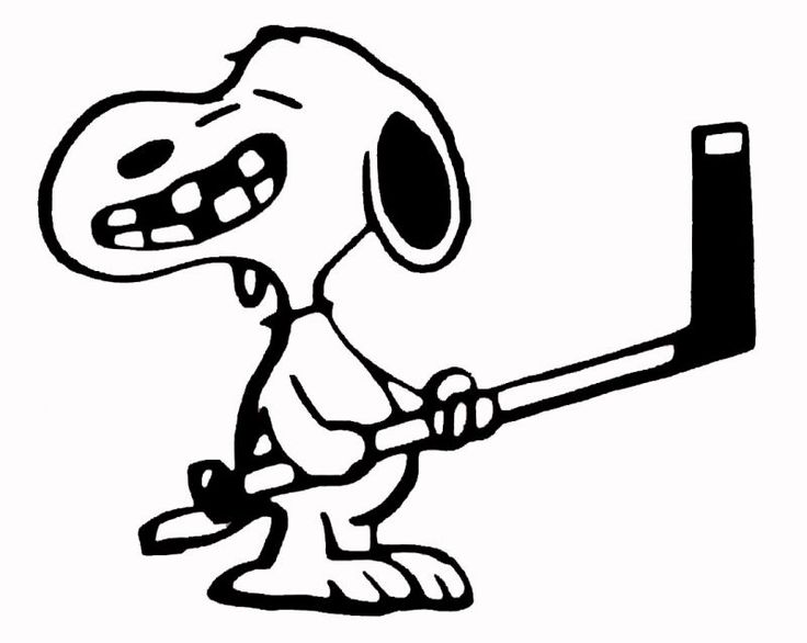 736x586 Snoopy Clipart Hockey