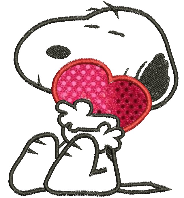 638x687 Animated Snoopy Valentine Clipart