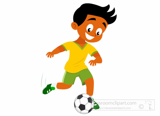 550x400 Football Clipart Kicked