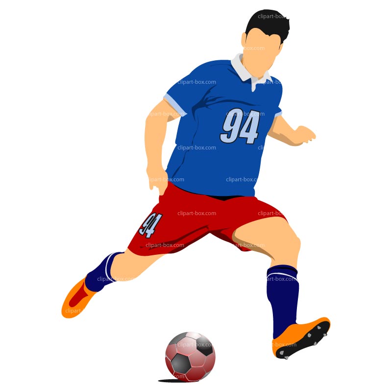 800x800 Cartoon Soccer Players Clipart