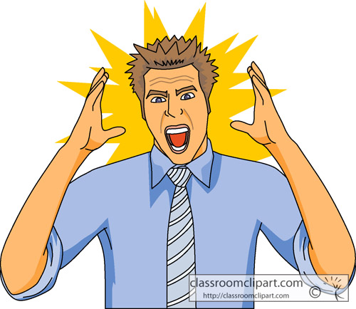500x434 Stressed Person Clipart