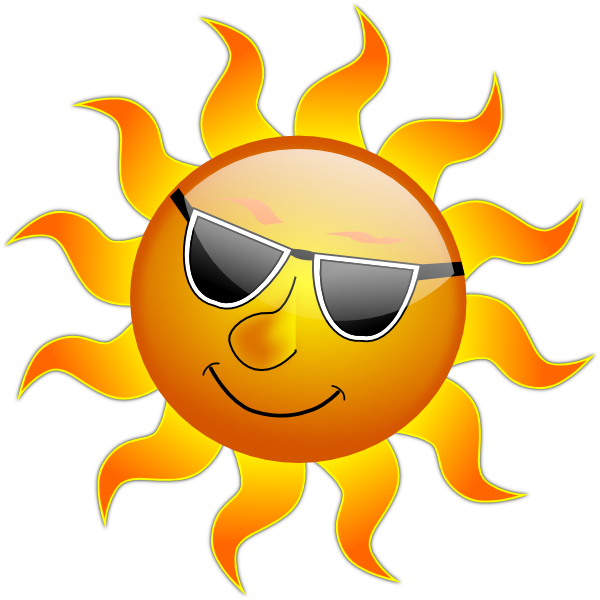 600x600 Summer Smile Sun Clip Art