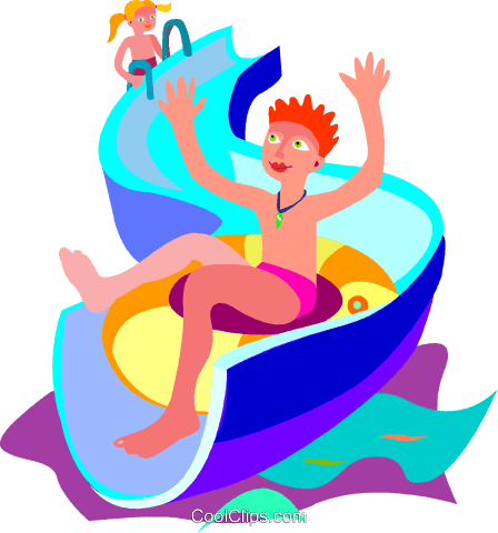 448x480 Summer Clipart Water Park