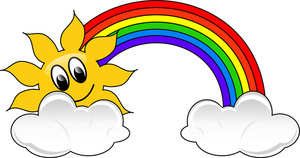 300x158 Animated Rainbow Clip Art Cliparts