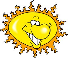 225x191 Large Sunshine Clipart