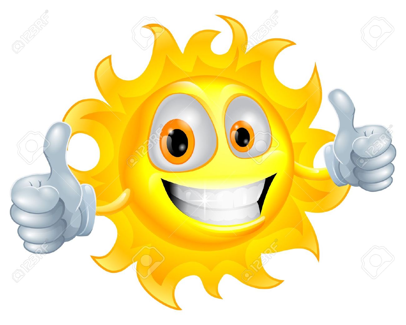 1300x1042 Smiley Sun Clip Art Royalty Free Stock Image