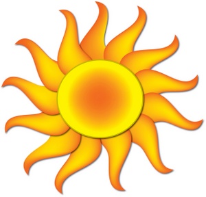 300x288 Sun Clipart