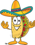 118x150 Cartoon Taco Character Clip Art Mexican Food Graphic