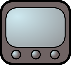 300x274 Clipart Televisions