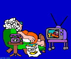 240x200 Television Animated Clipart