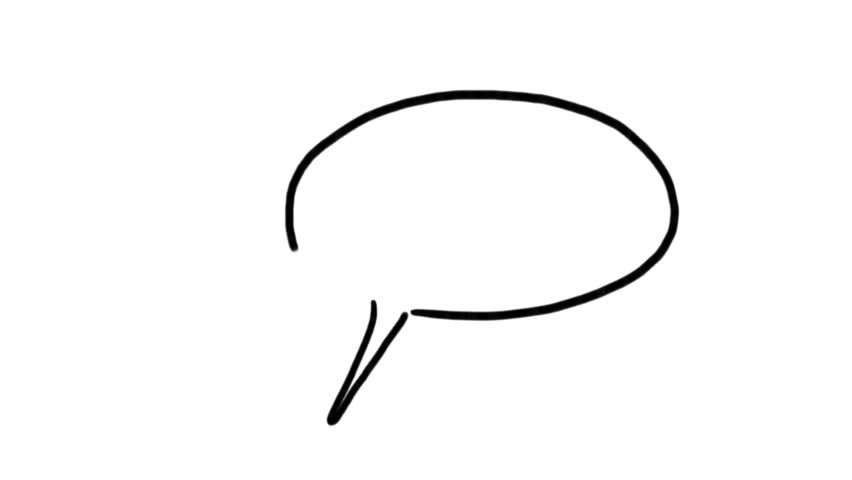 852x480 Speech Bubble Stock Footage Video Shutterstock