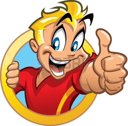 450x442 Happy Boy Thumbs Up Clipart