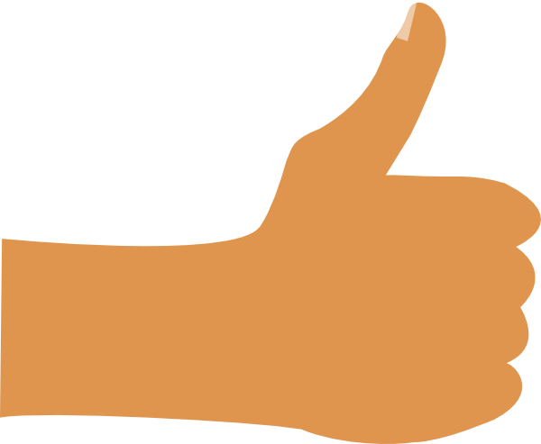 600x493 Thumbs Up Clip Art