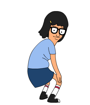 300x350 Thumbs Up, Funny, Tina, Belcher Animated Gif Popkey