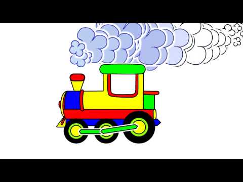 480x360 Toy Train Animation With Smoke Effect Made In Anime Studio