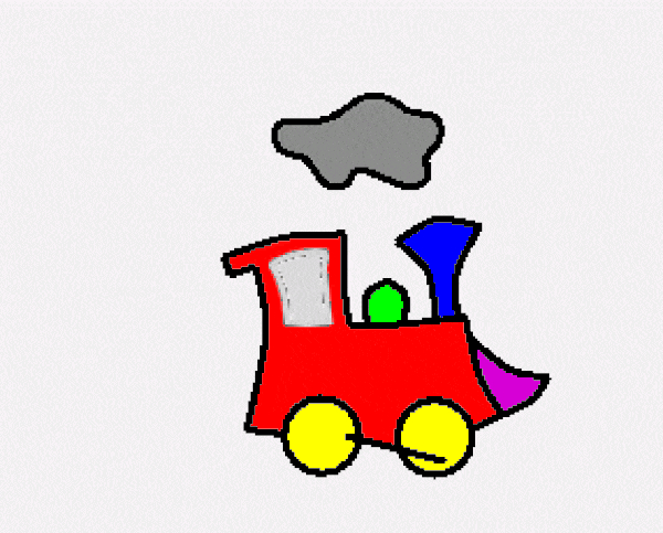 600x483 Train, Lol, Bye Animated Gif Popkey