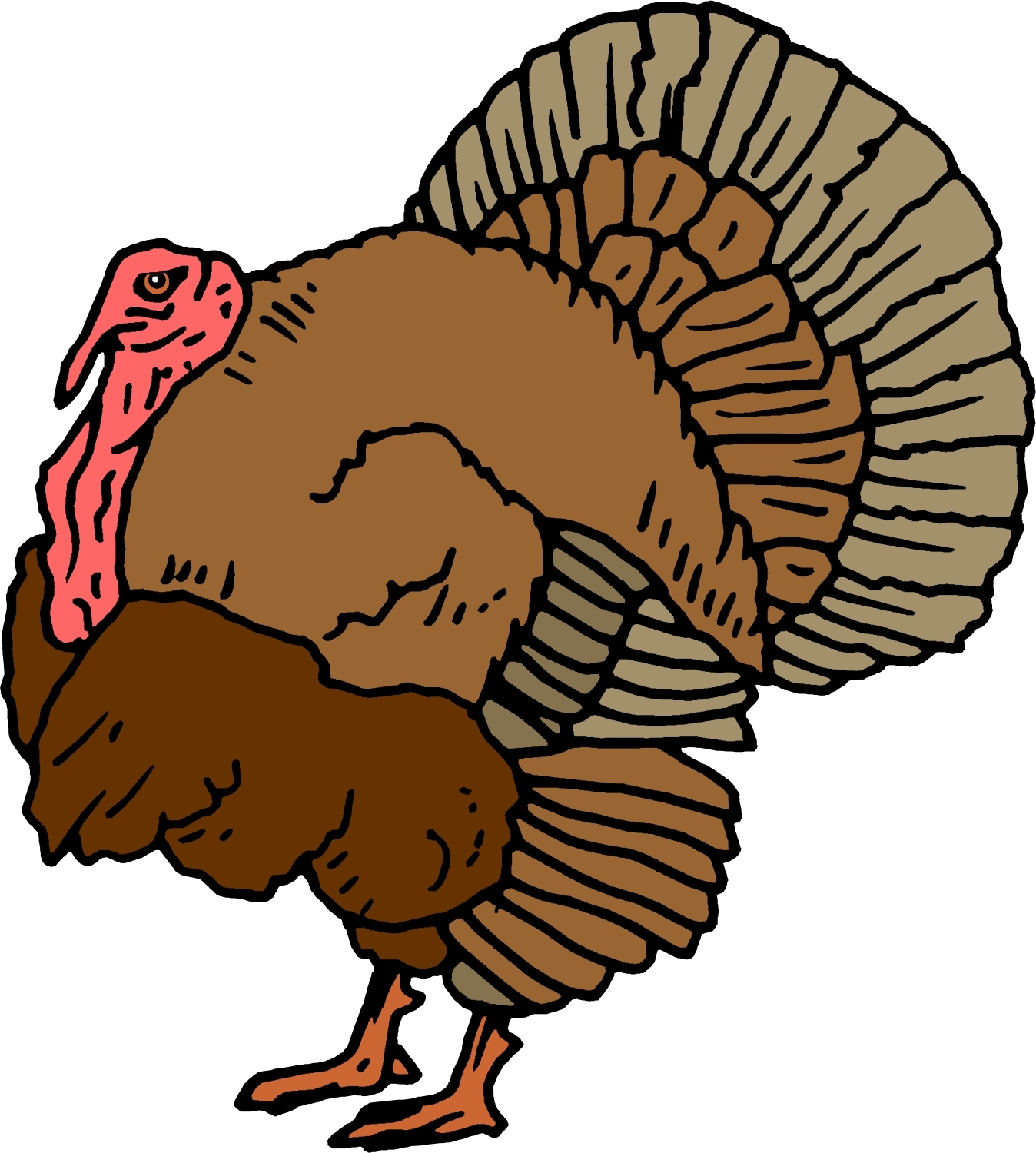 1348x1500 Turkey Clipart Animated