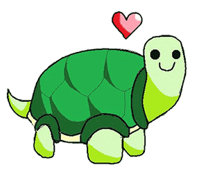 300x251 Moving Clipart Turtle
