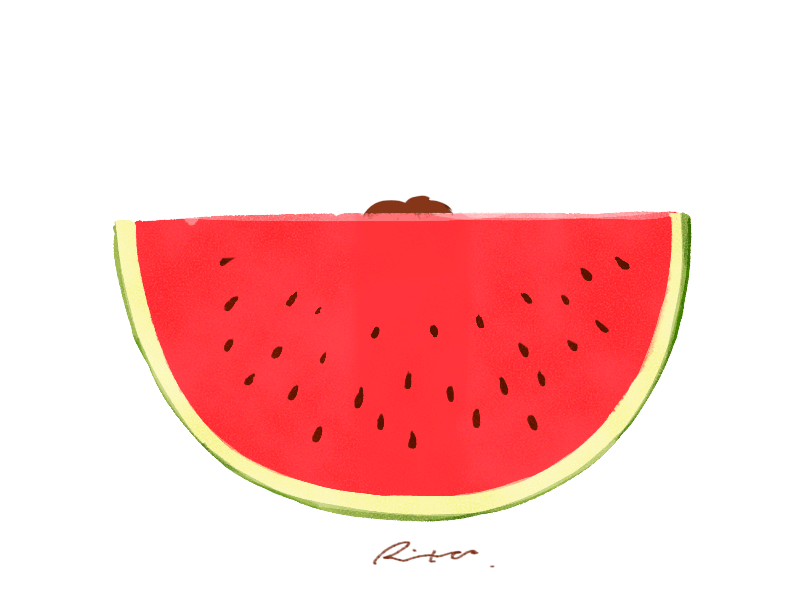 800x600 I Am Eating Watermelon Animation
